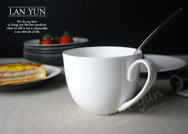 |イベント・ノベルティ用品 |ボーンチャイナ ホワイトマグカップ | 700ml