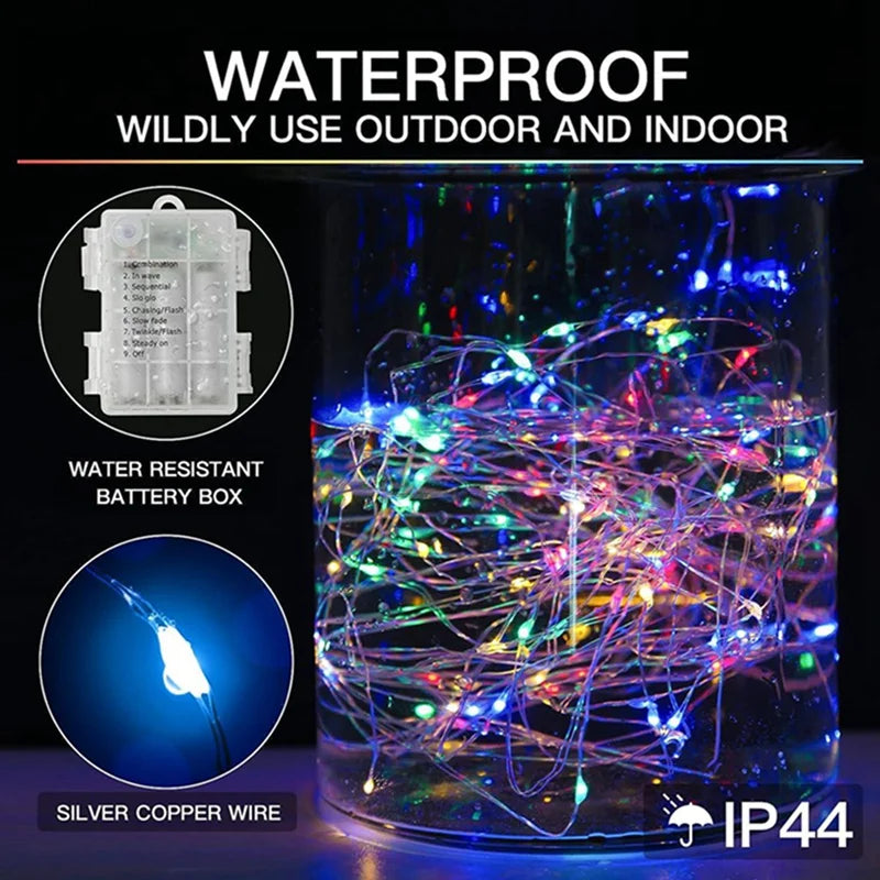 イベント・パーティー装飾|防水LEDストリングライト (5M/10M/20M)