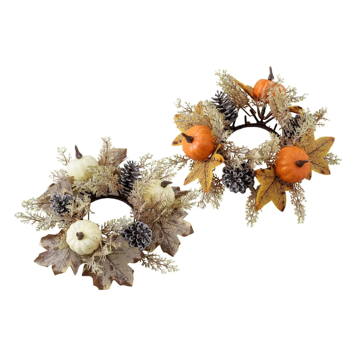 イベント・ハロウィングッズ|パンプキンキャンドルリース