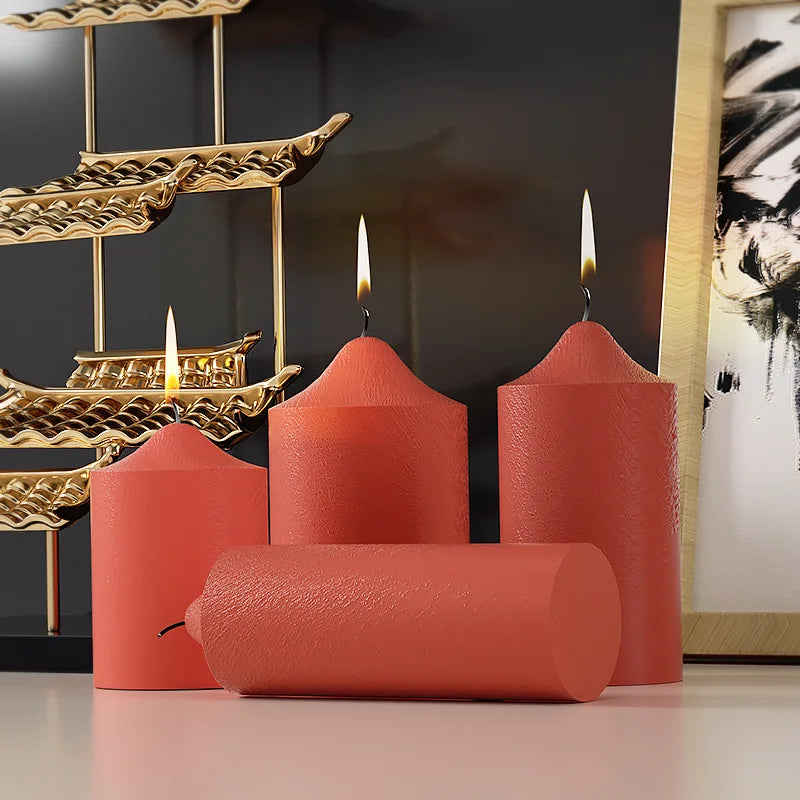 クラフト・DIY用|ハンドメイドキャンドル用 円筒型 シリコン