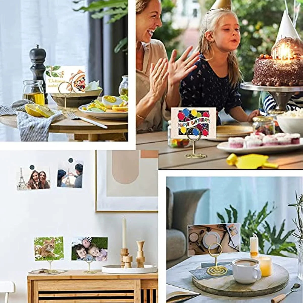 イベント・結婚式装飾|テーブルナンバーホルダー 20個セット ゴールド