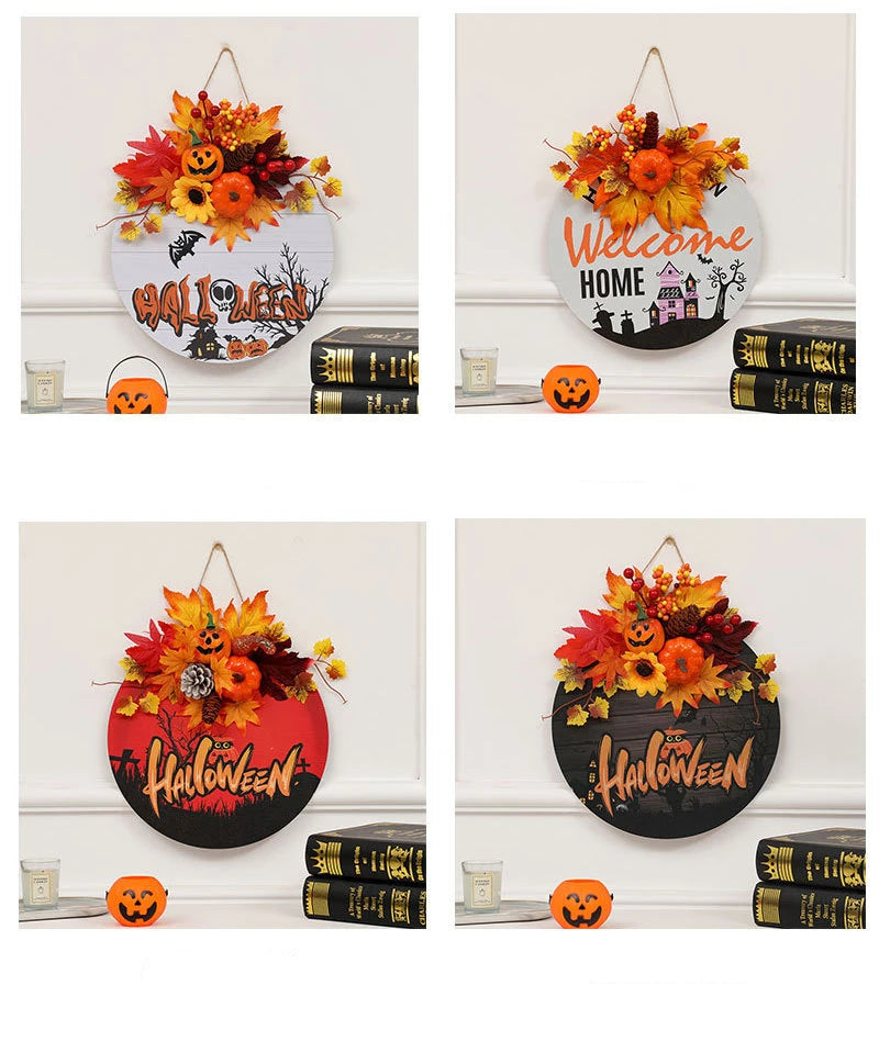 イベント・ハロウィングッズ|パンプキン&メープルリーフガーランド