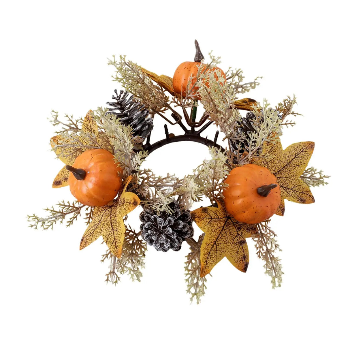 イベント・ハロウィングッズ|パンプキンキャンドルリース