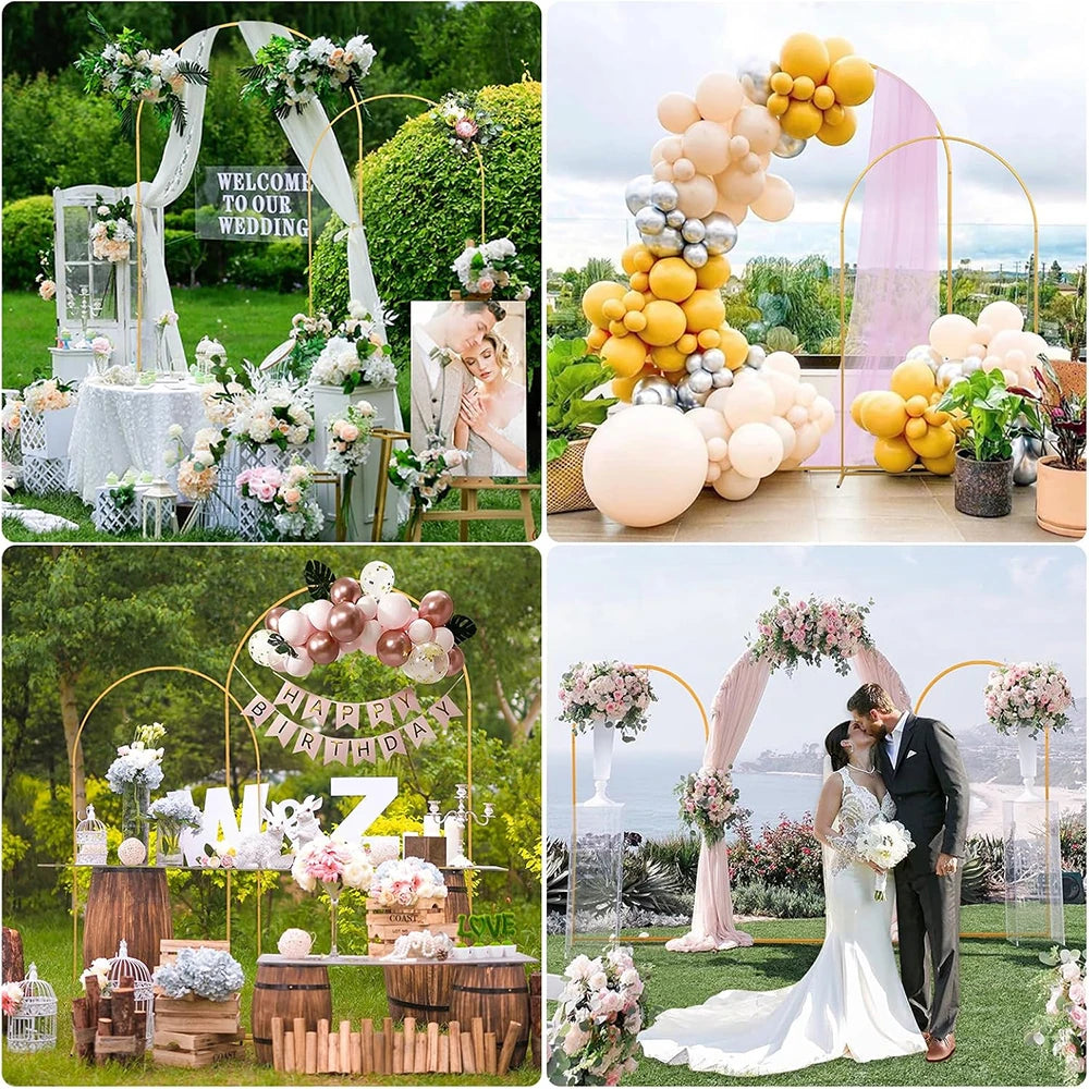 イベント・パーティー装飾 メタル製デコレーションフレーム 5サイズ 大小様々