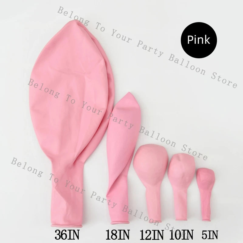 バルーン装飾 カラーバルーンセット 111個入 ピンク・ブルー