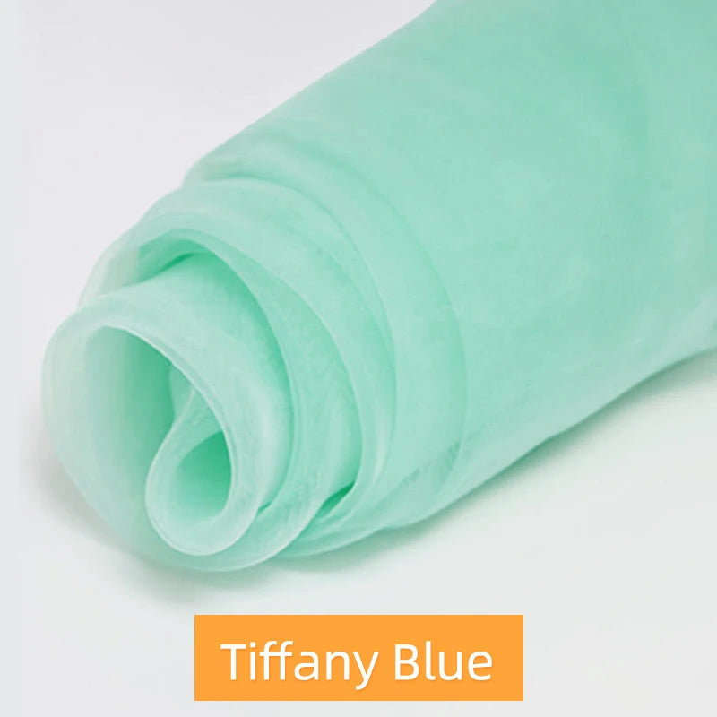 パーティー・インテリア装飾 シフォン素材カーテン 5M/10M 透明感