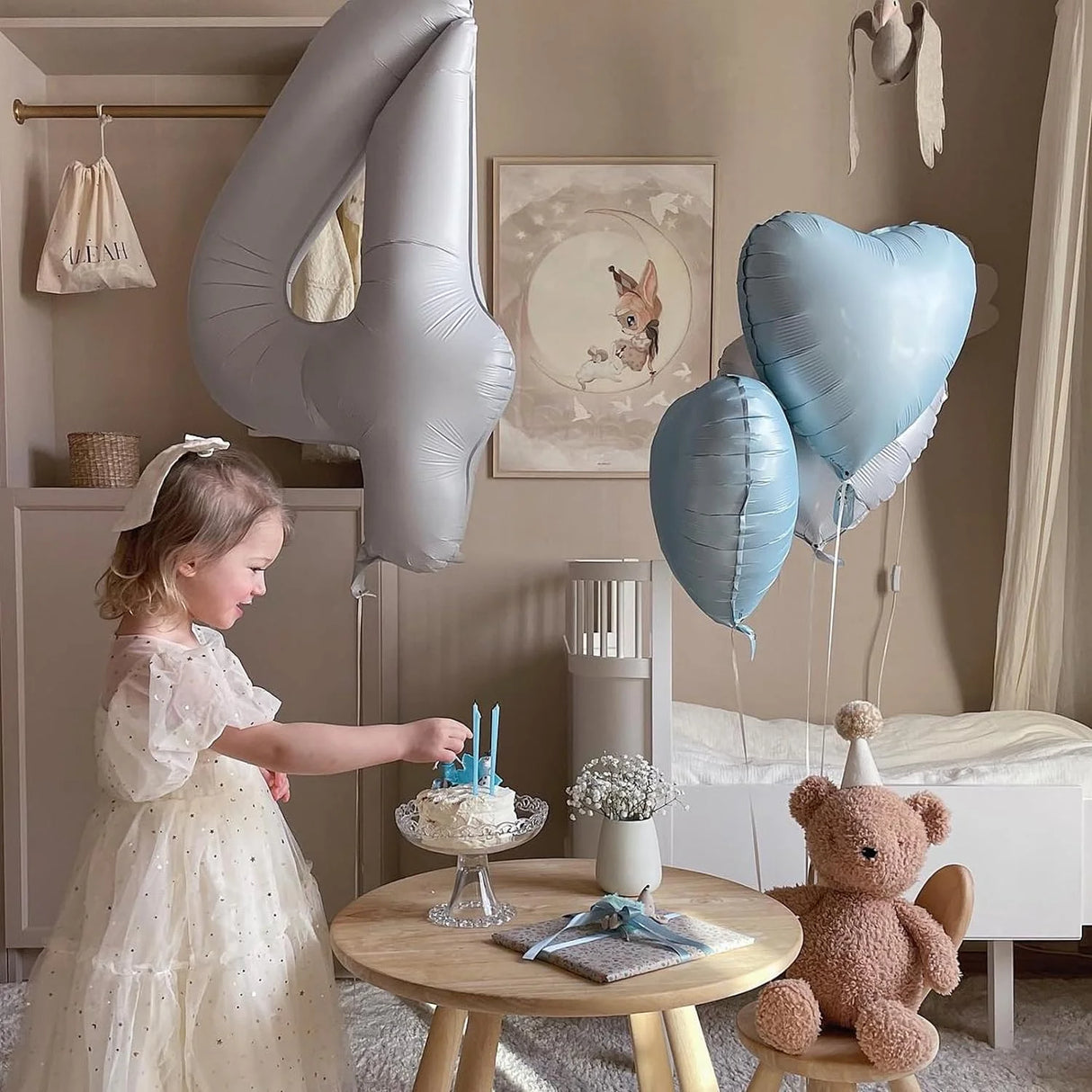 イベント・バルーン装飾 | ハート型ホイルバルーンセット| 10個