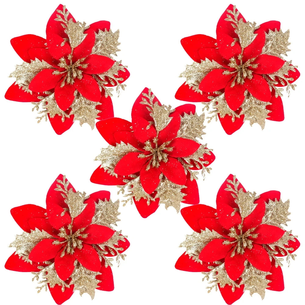 【シルク製造花】クリスマスにピッタリなイベント用フラワー(4カラー)