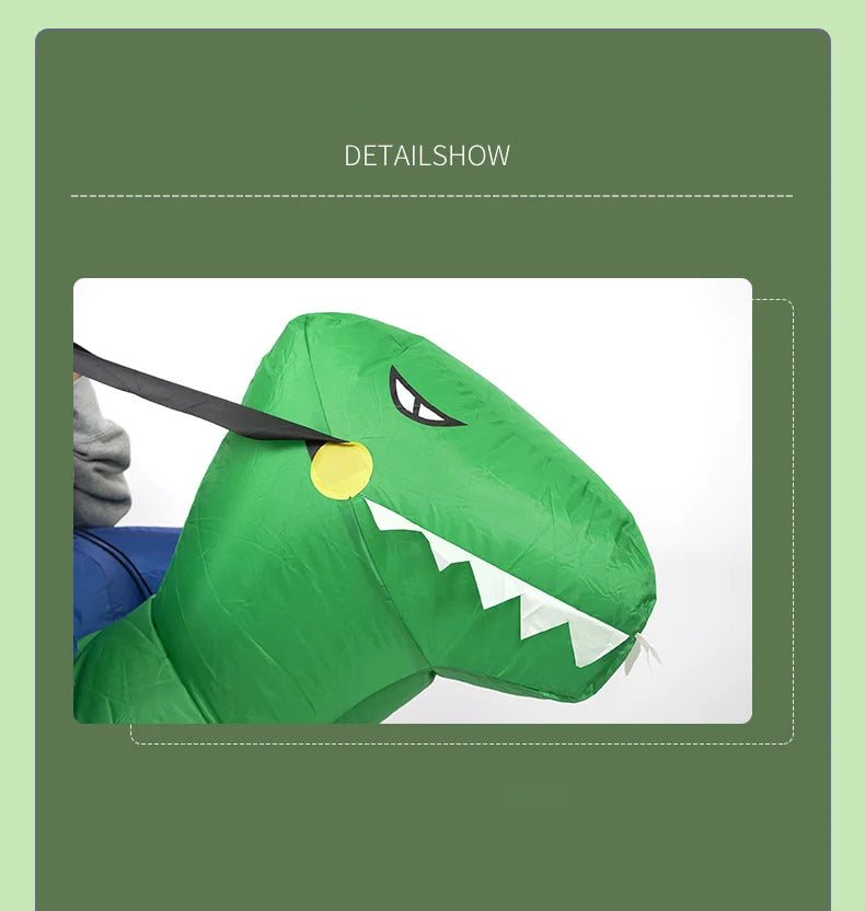 イベント・ハロウィングッズ|恐竜インフレータブルコスチューム 大人子供用