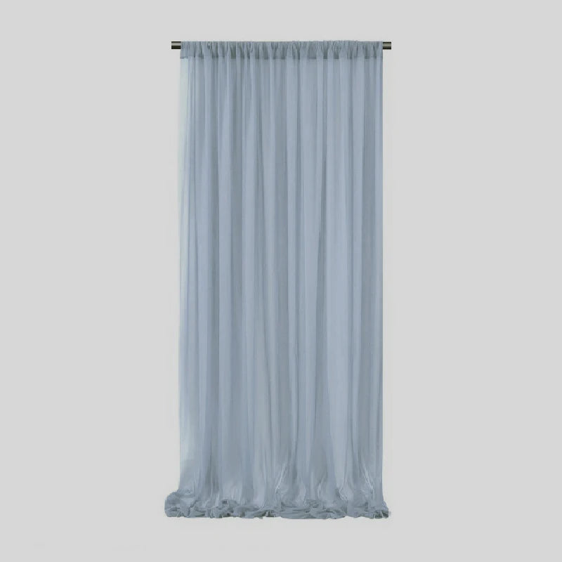 エレガントなシアーカーテン 背景デコレーション