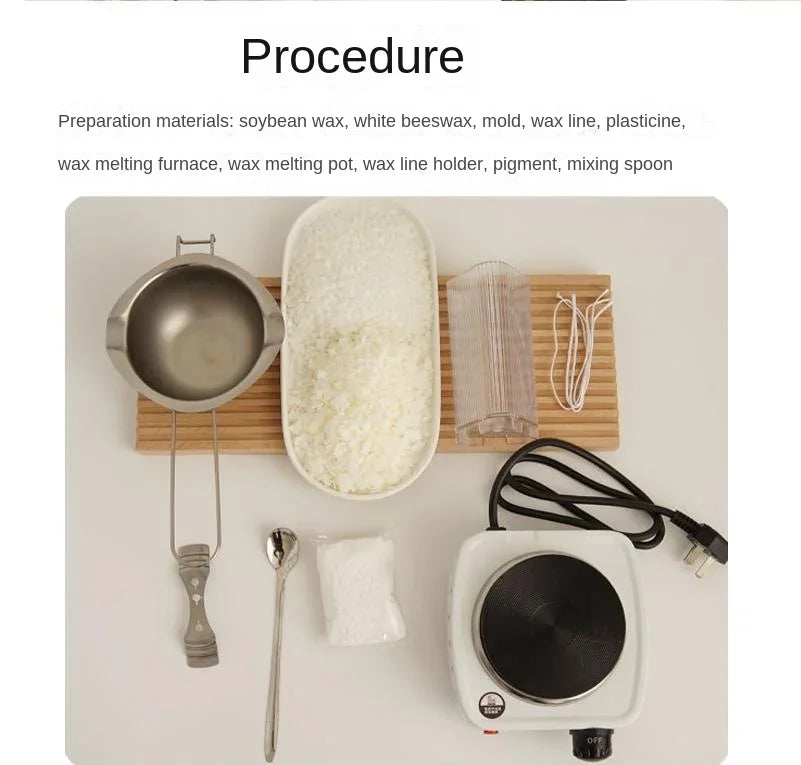 クラフト・DIY用|ハンドメイドキャンドル用 六角柱型