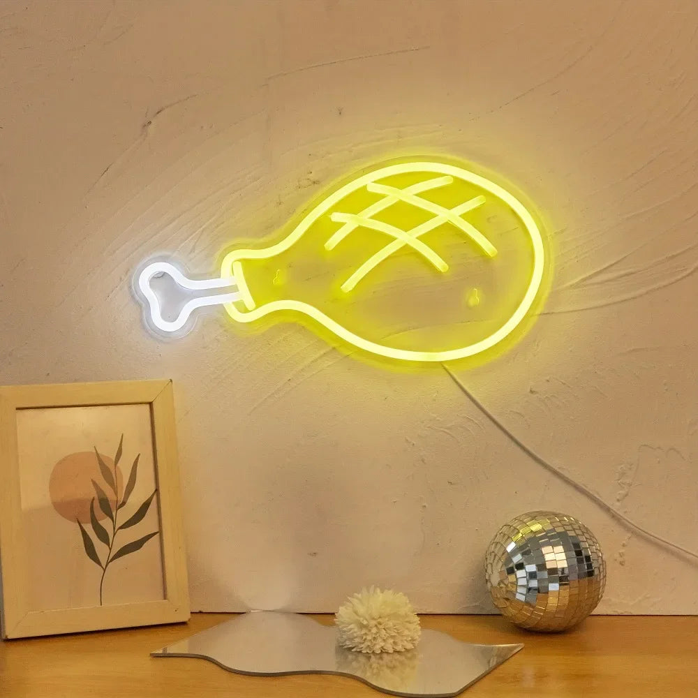 フライドチキン ネオンサイン(ネオン看板)