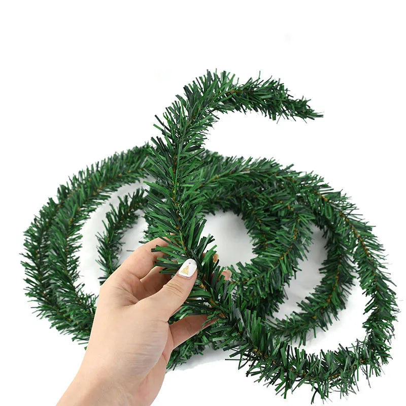 クリスマスリース|5.5m パインガーランド グリーン