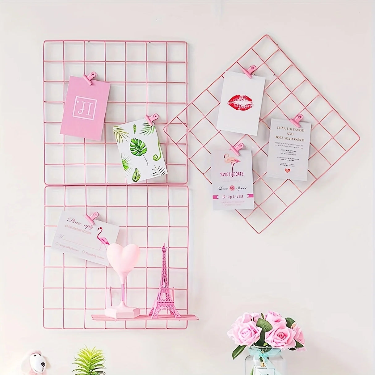 多機能壁面用グリッドパネルセット