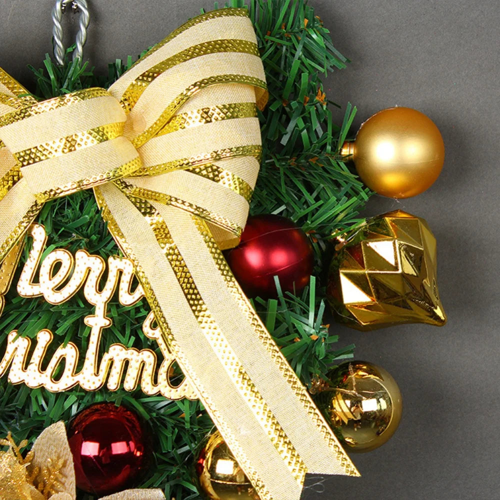 イベント・クリスマス装飾|レッドリース 玄関ドア用デコレーション