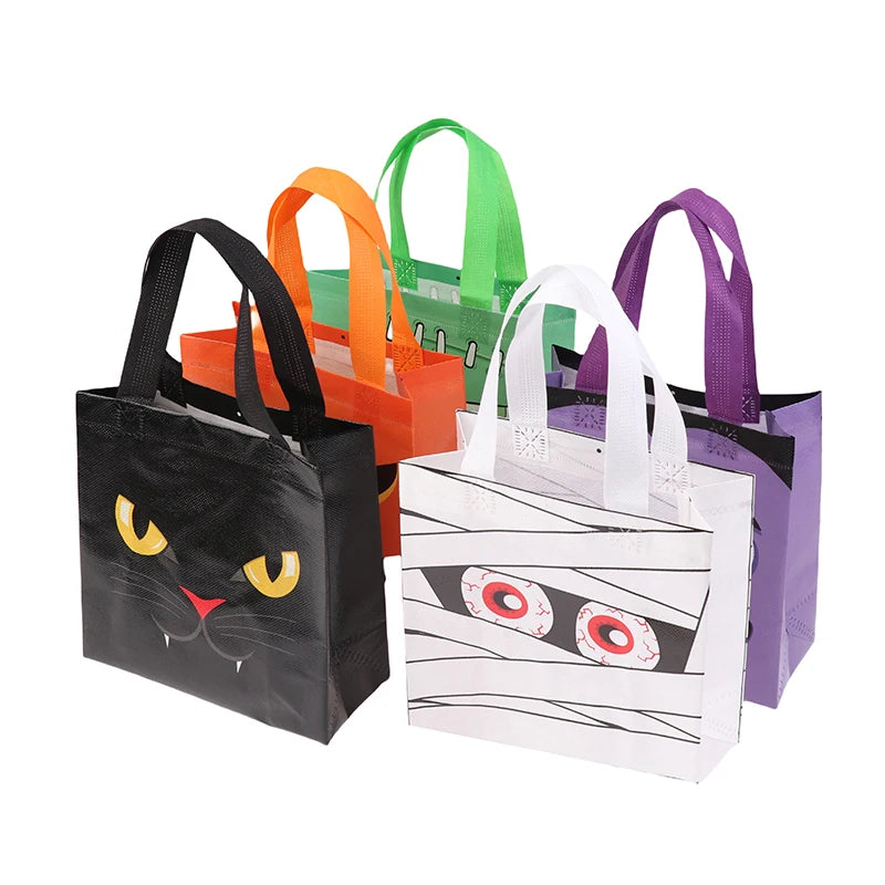 イベント・ハロウィングッズ|不織布お菓子トートバッグセット