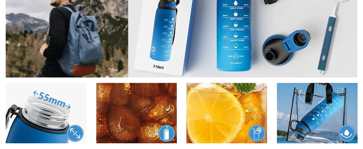 |イベント・ノベルティ用品 | マグネット蓋付きスポーツウォーターボトル |1000ml