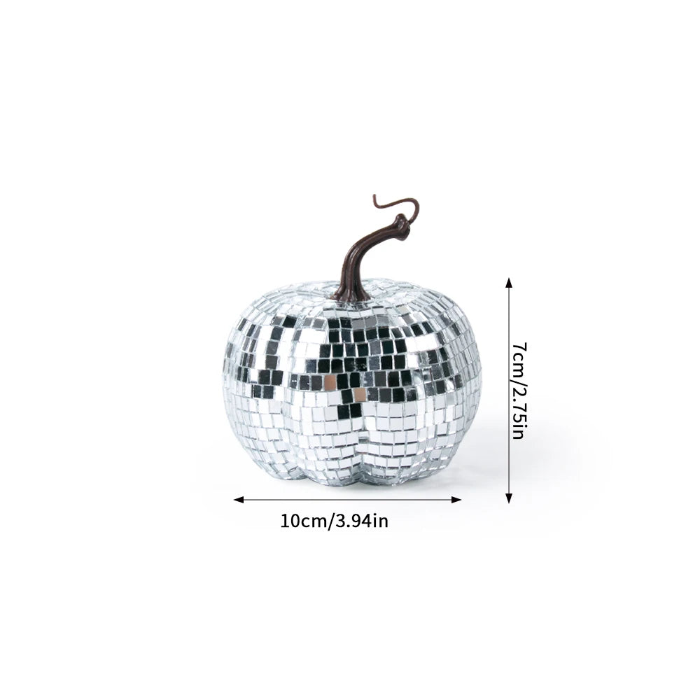 イベント・ハロウィングッズ|シルバーミラーディスコパンプキン