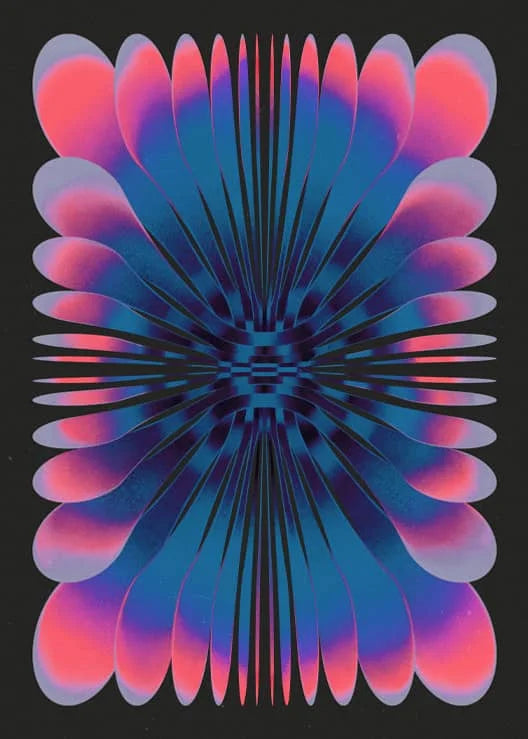 イベント・ハロウィングッズ|抽象未来主義キャンバスアートポスター