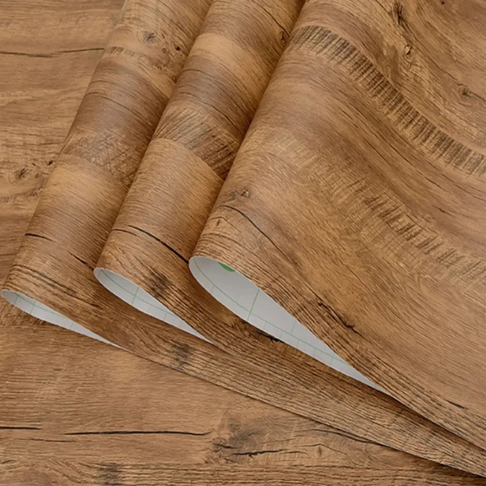 DIY・インテリア装飾 天然木目調シート 40c・55c幅 長さ1M/2M/3M/5M 多機能素材