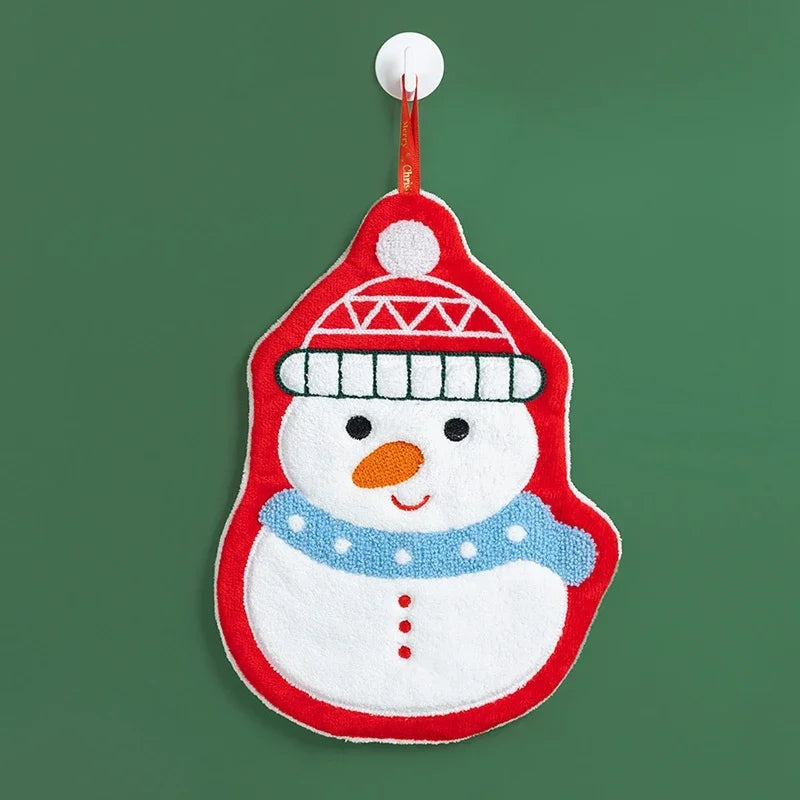 クリスマスグッズ・ ノベルティ用品|クリスマス柄 吸水ハンドタオル