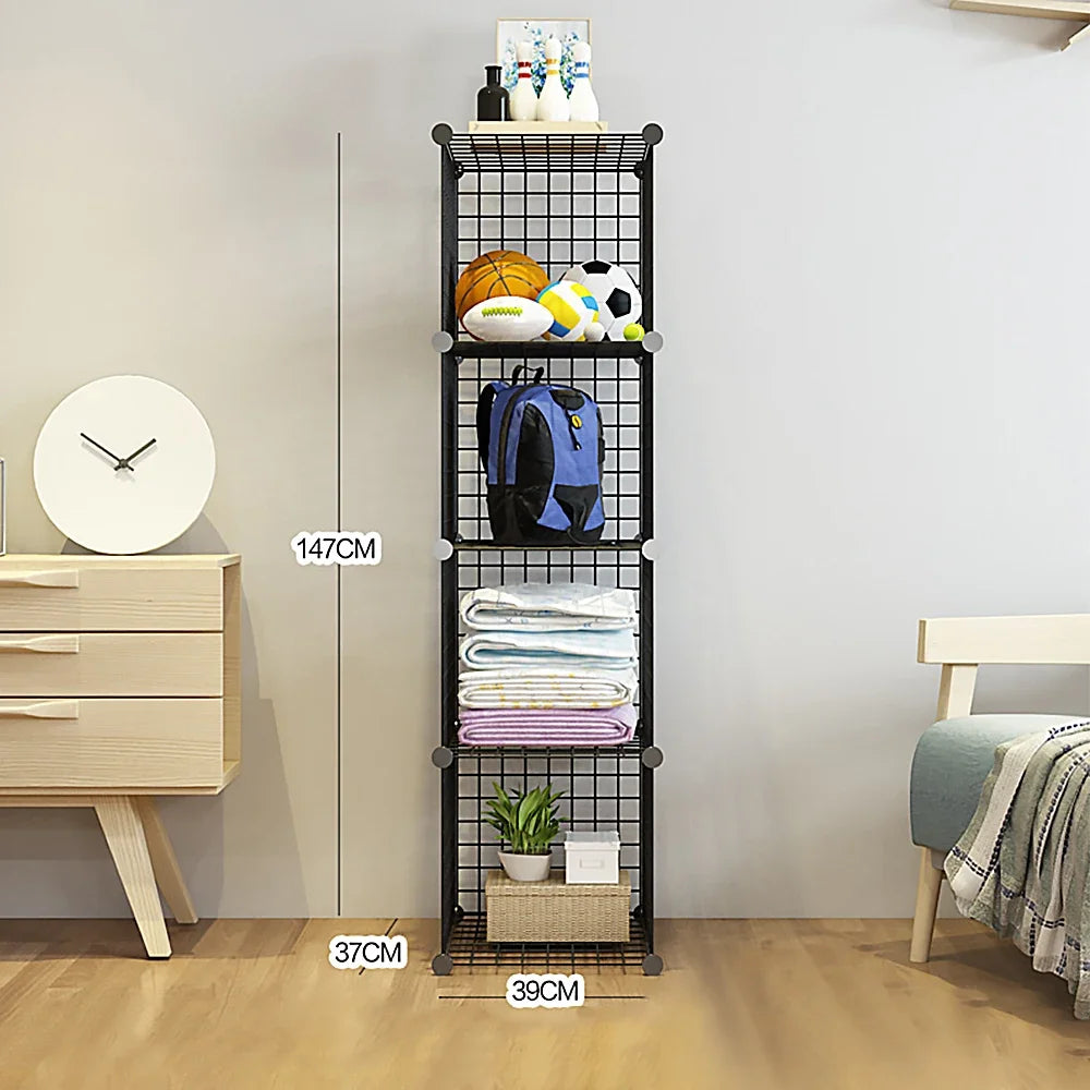 モダンなアイアンメッシュ 壁掛けディスプレイ