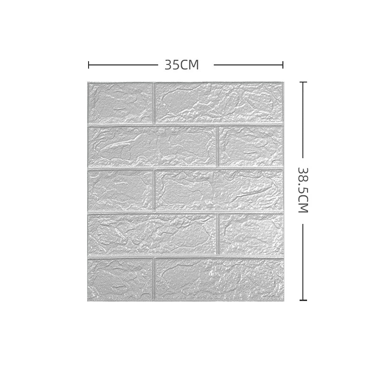 DIY用 レンガ風ステッカー 35x38.5cm 5pcs/15pcs/30pcs 大容量セット