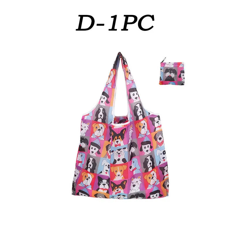 |ノベルティ用品 | 大容量・折りたたみ式プリントエコバッグ | 46×40c