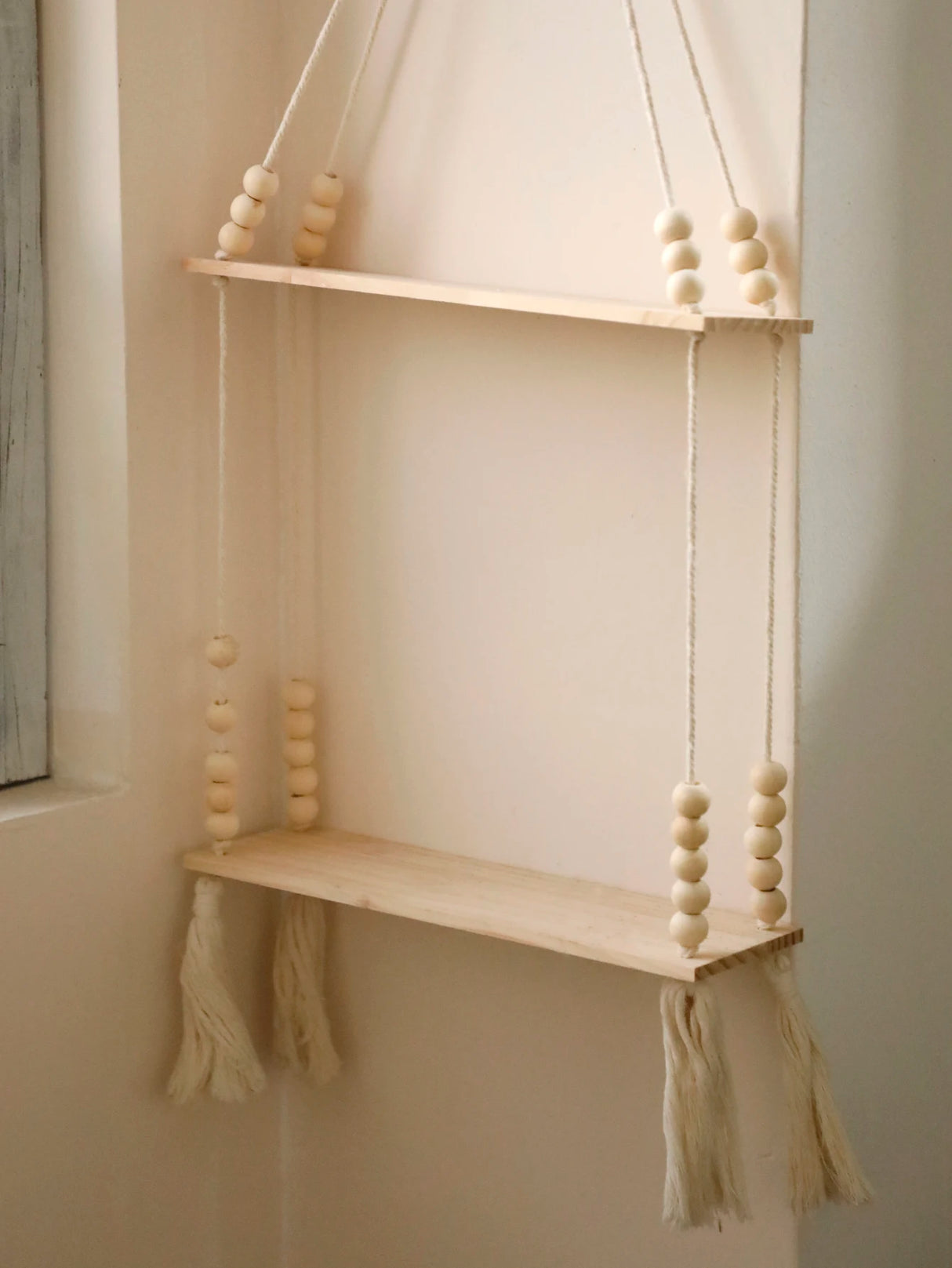 木製壁掛けラック 植物シェルフ ホームデコ