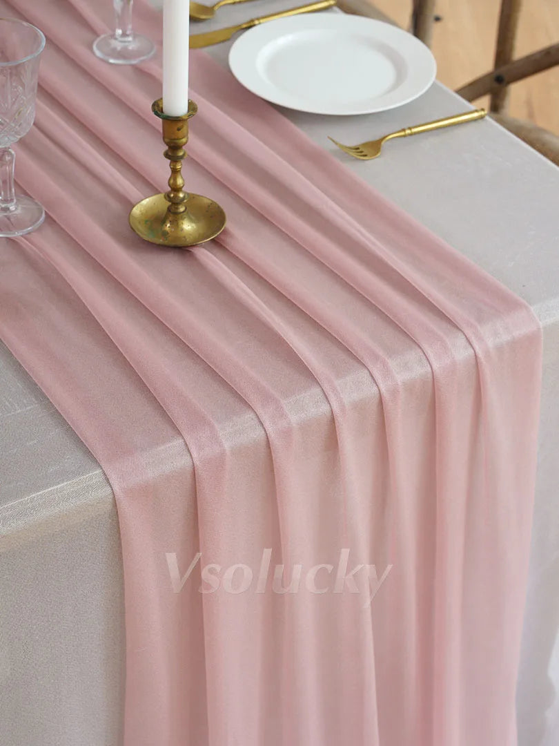 イベント・パーティ装飾 | エレガントなテーブルランナー