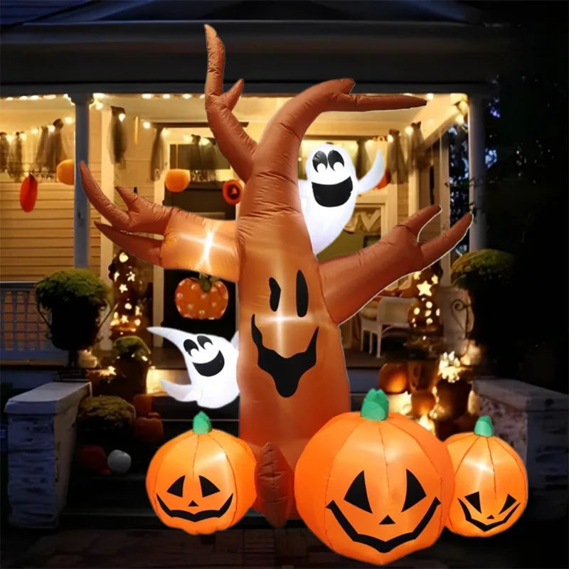 イベント・ハロウィン装飾|光るハロウィンカボチャツリー型バルーン