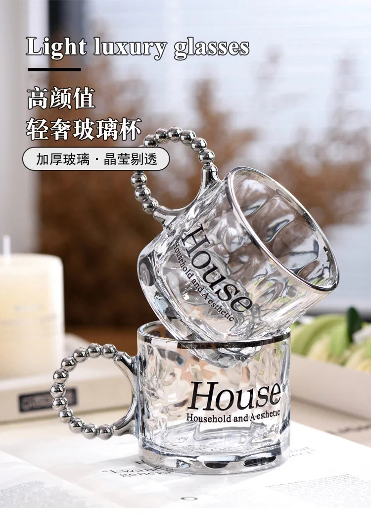 |イベント・ノベルティ用品 | 耐熱 氷カットガラス製マグカップ | 300ml