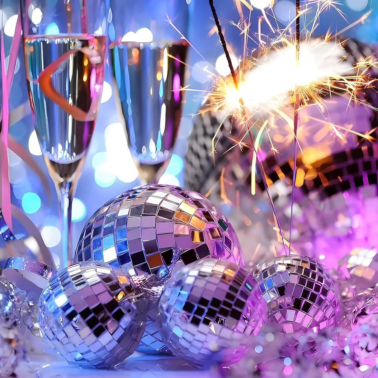 パーティー・インテリア装飾 キラキラ!ミラーボール装飾パーツセット イベント用