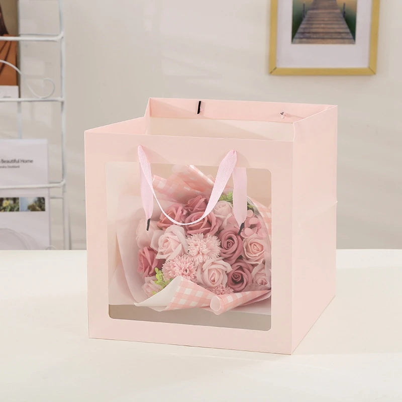 |ノベルティ用品 | 透明窓付きギフトバッグ | S/ M/ L