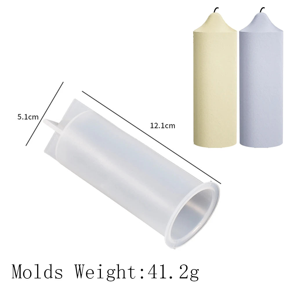 クラフト・DIY用|ハンドメイドキャンドル用 円筒型 シリコン