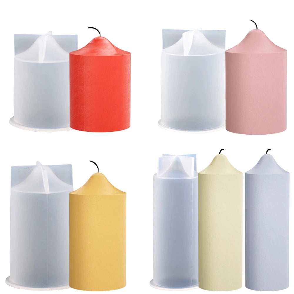 クラフト・DIY用|ハンドメイドキャンドル用 円筒型 シリコン