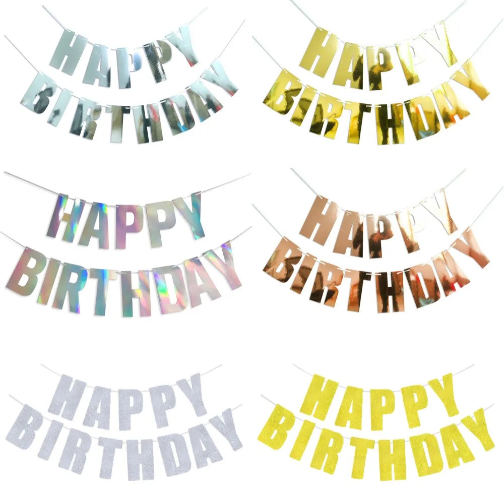 パーティー用装飾 誕生日用バナー 壁面装飾 華やか演出