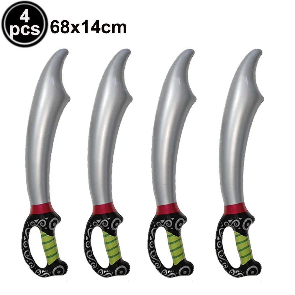 イベント・ハロウィングッズ|海賊ナイフ型バルーンセット