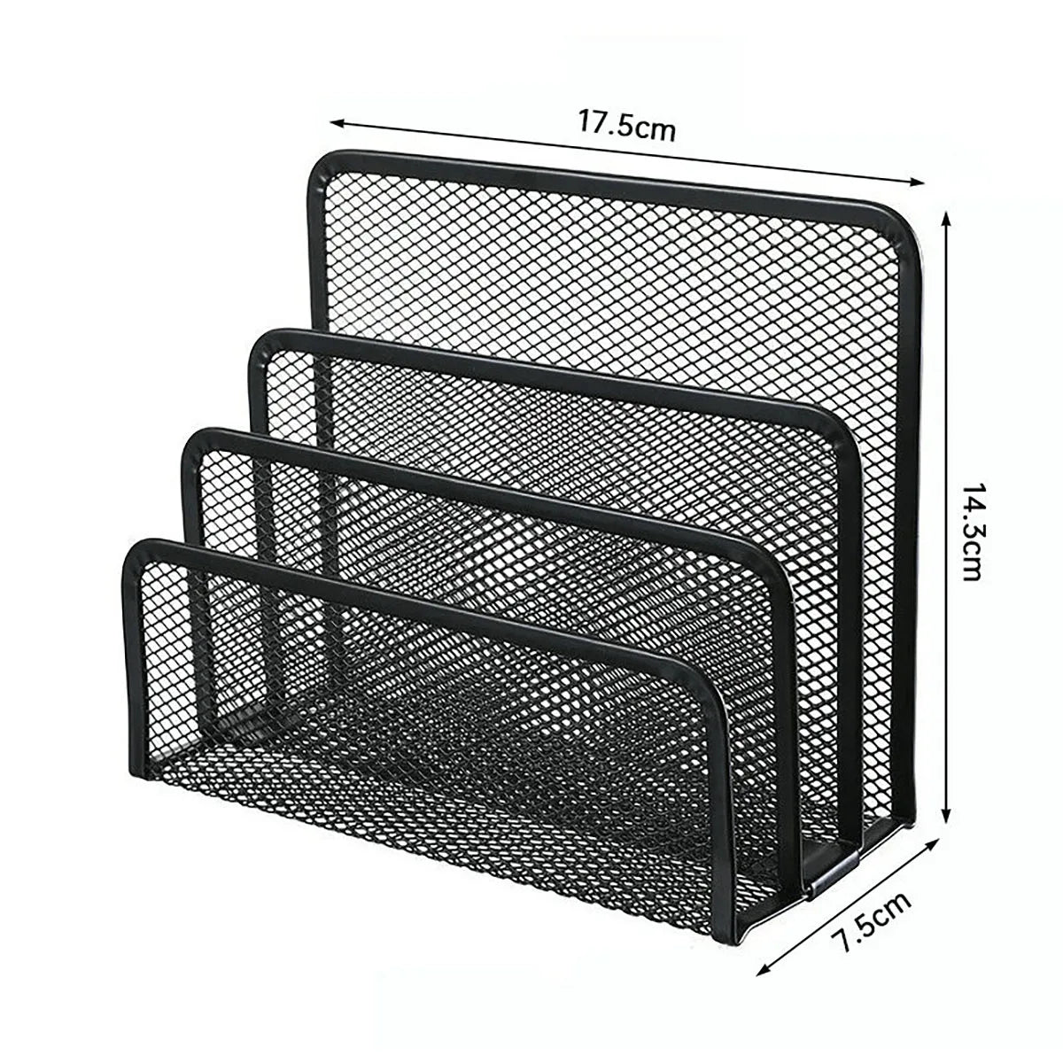 3層メタルメッシュ書類トレイ オフィス用