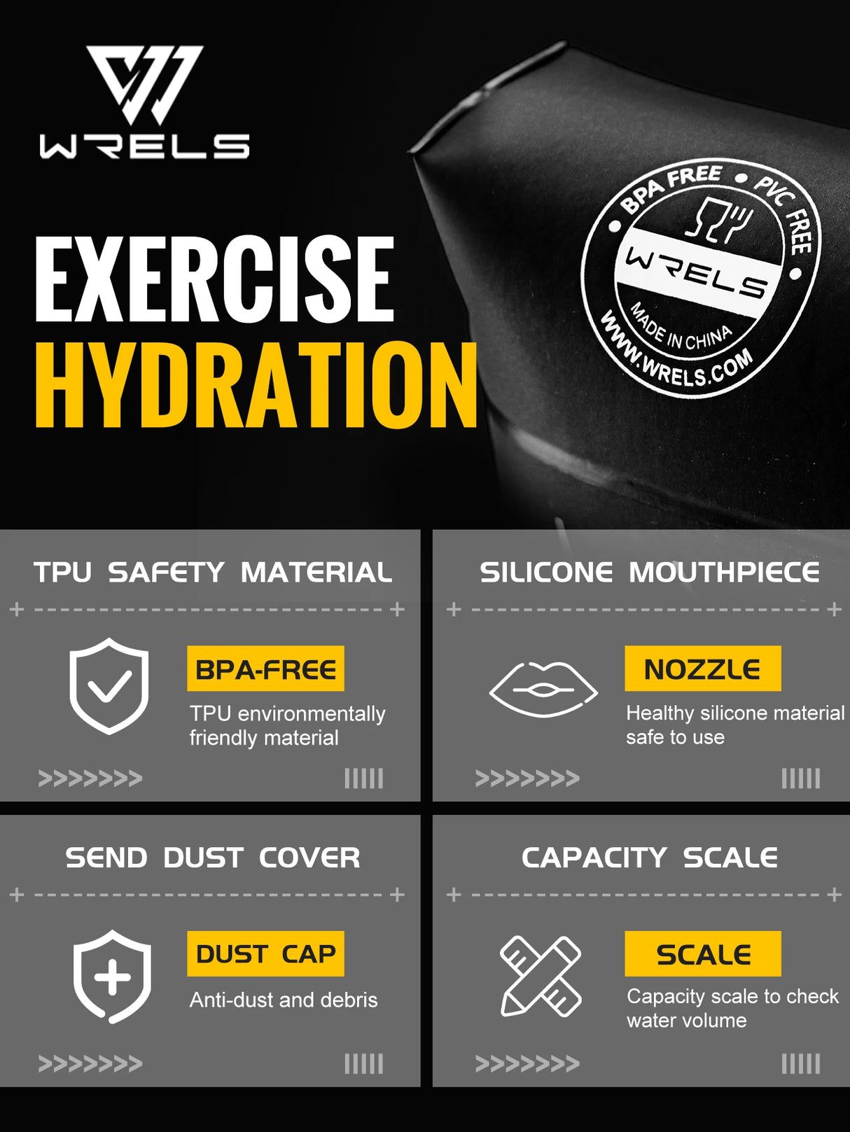 |イベント・ノベルティ用品 | 折りたたみ式ソフトウォーターボトル | 150ml/250ml/500ml コンパクト