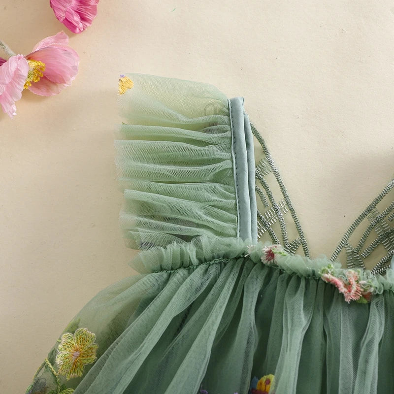 イベント・ハロウィングッズ|ベビー用エンジェル風チュールロンパースドレス(1〜18ヶ月)