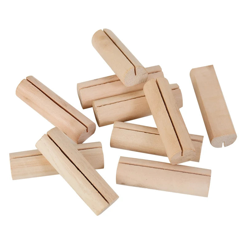 イベント・結婚式装飾|木製プレースカードホルダー 5/10個セット