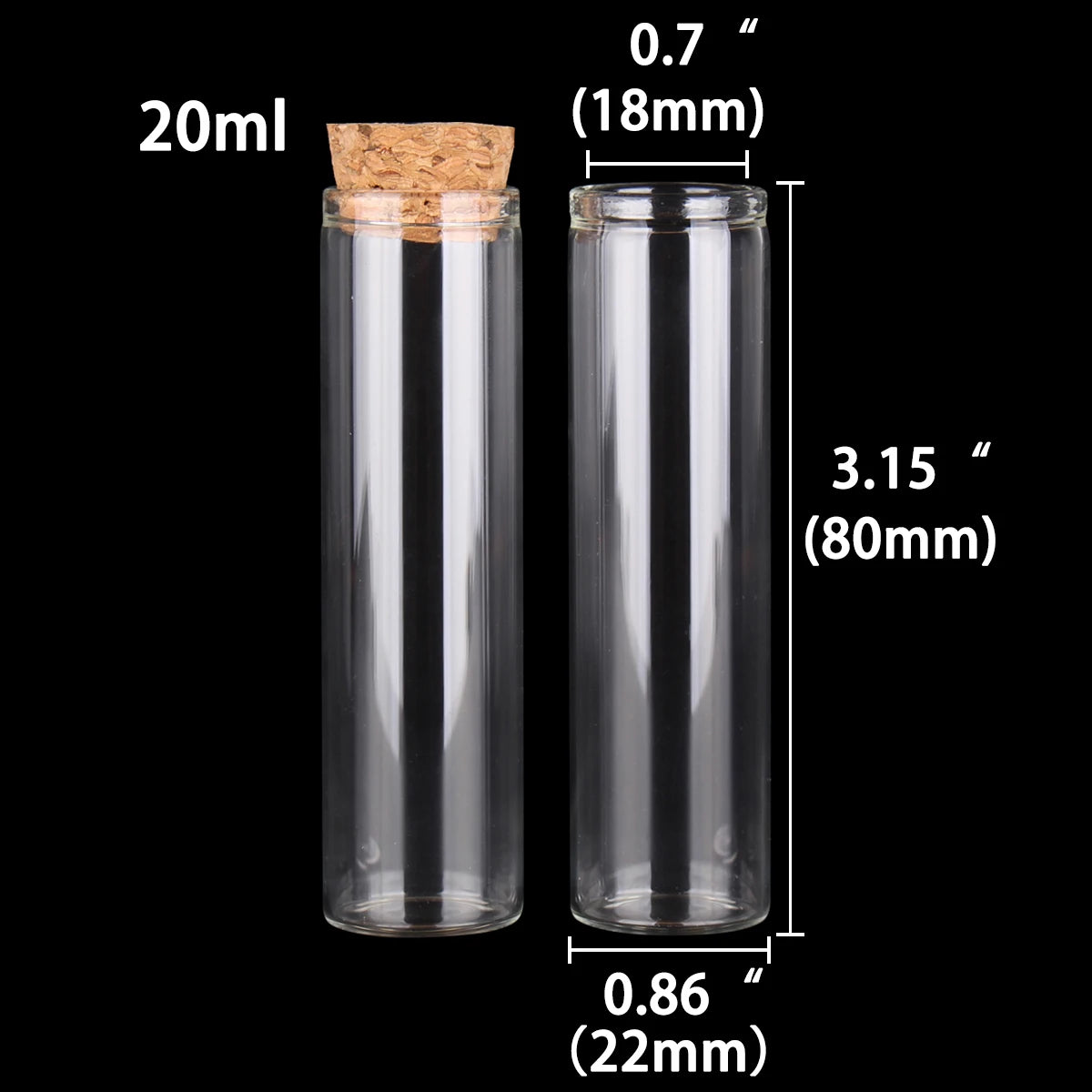 |イベント・ノベルティ用品 | コルク栓付きガラス試験管10個セット