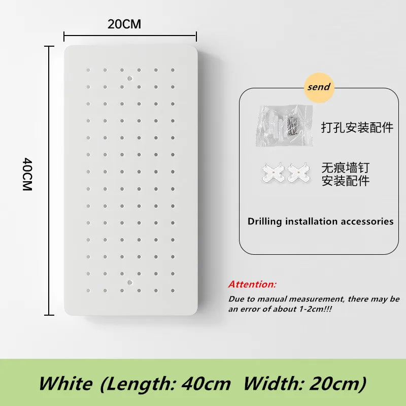 多機能メタルペグボード収納ラック