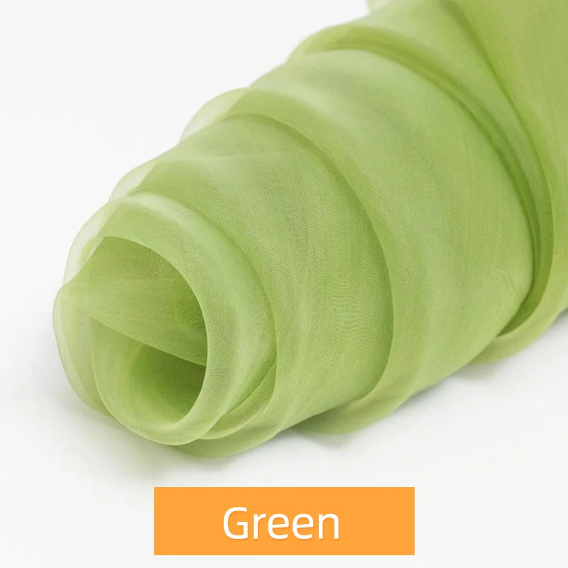 パーティー・インテリア装飾 シフォン素材カーテン 5M/10M 透明感