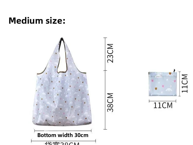 | ノベルティ用品 | かわいい厚手防水折りたたみエコバッグ