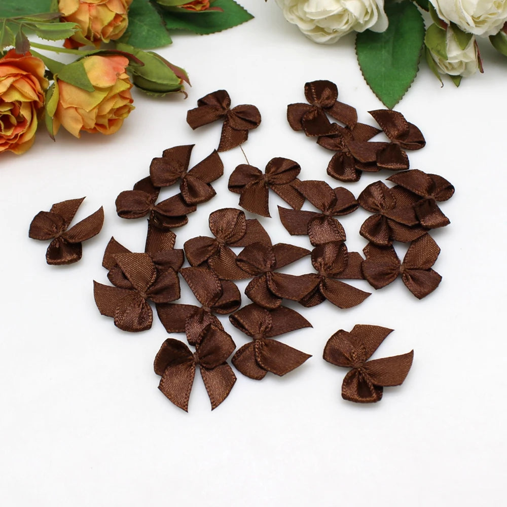 【イベント用デコレーション】ミニリボン・造花デコレーション・パーティー・(50個/100個/200個)