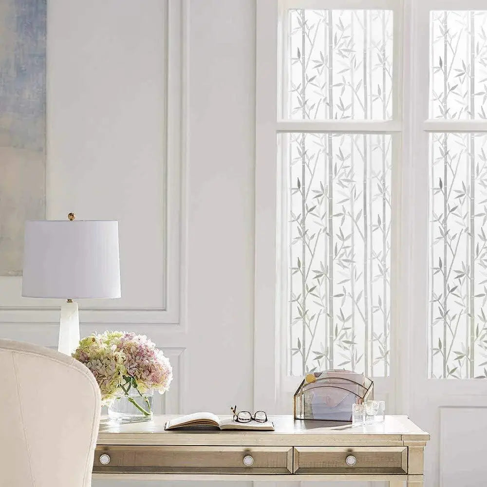 ウィンドウフィルム 竹柄(UVカット・静電気吸着タイプ)