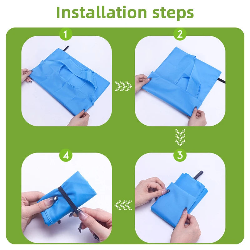 |ノベルティ用品 | 大容量折りたたみエコバッグ | 46×41c