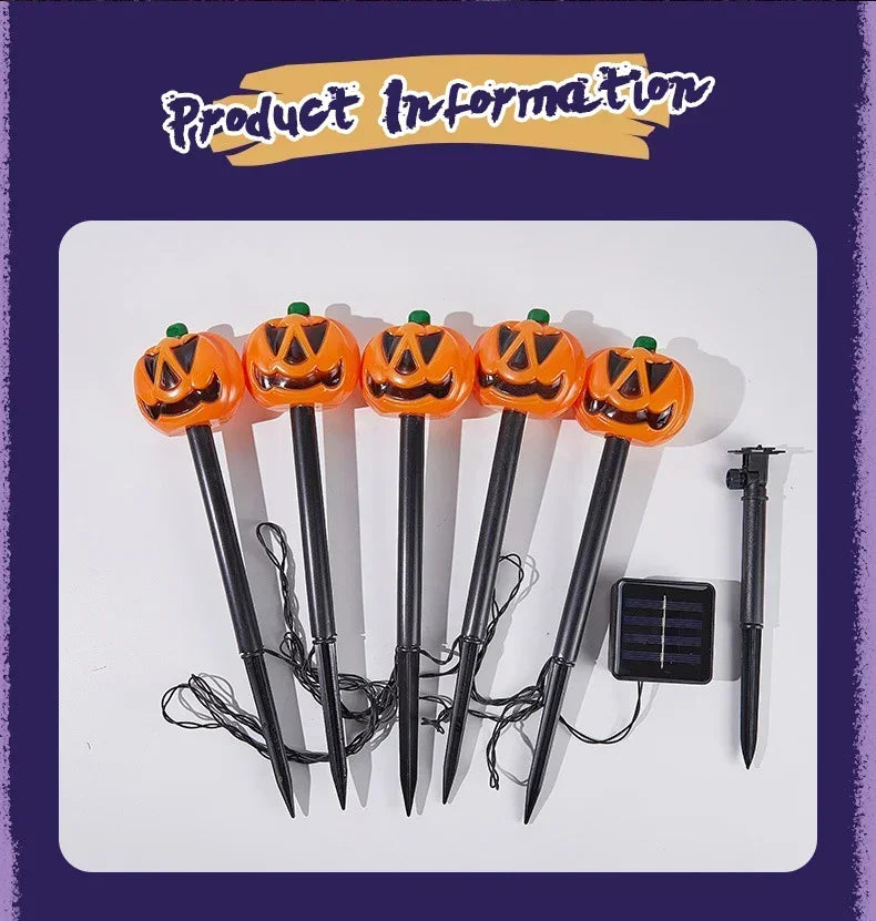 イベント・ハロウィングッズ|ソーラーパンプキンランタン屋外装飾ライト